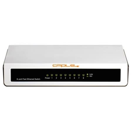Cmple 8-Port 10-100Mbps Desktop Switch 1251-N
